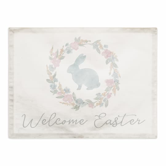 Easter Wreath KAM 2 18" x 14" Poly Twill Placemat